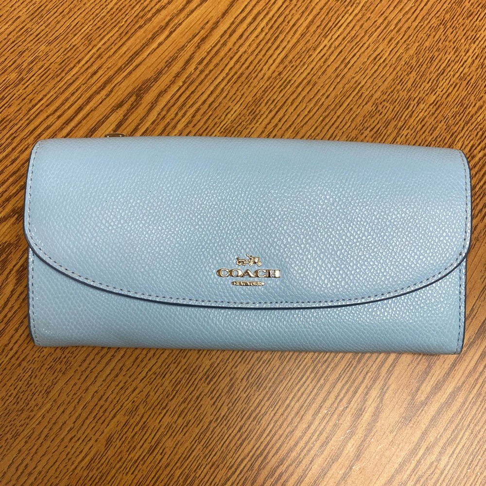 Coach soft leather wallet